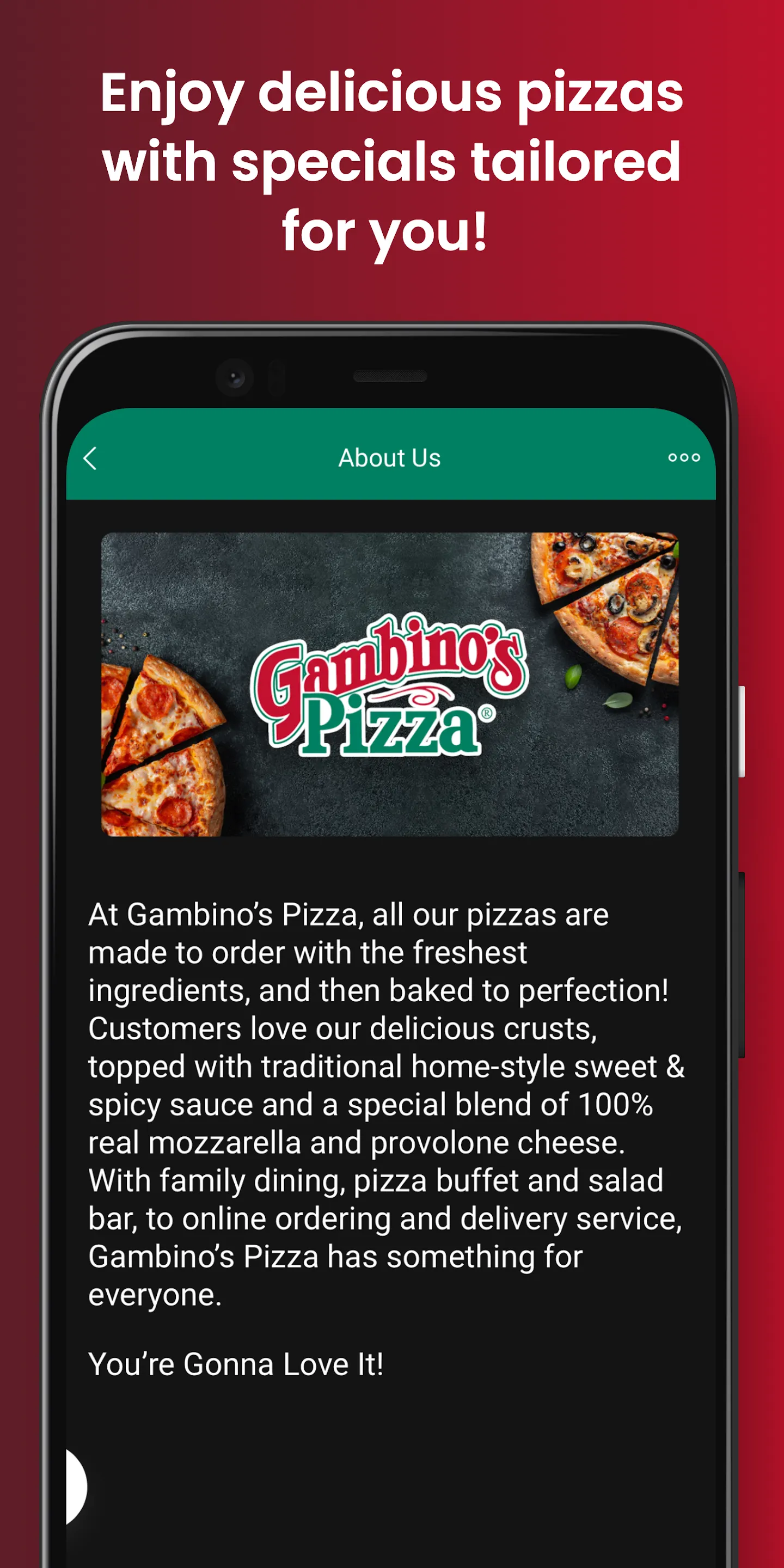 Gambino's Pizza | Indus Appstore | Screenshot