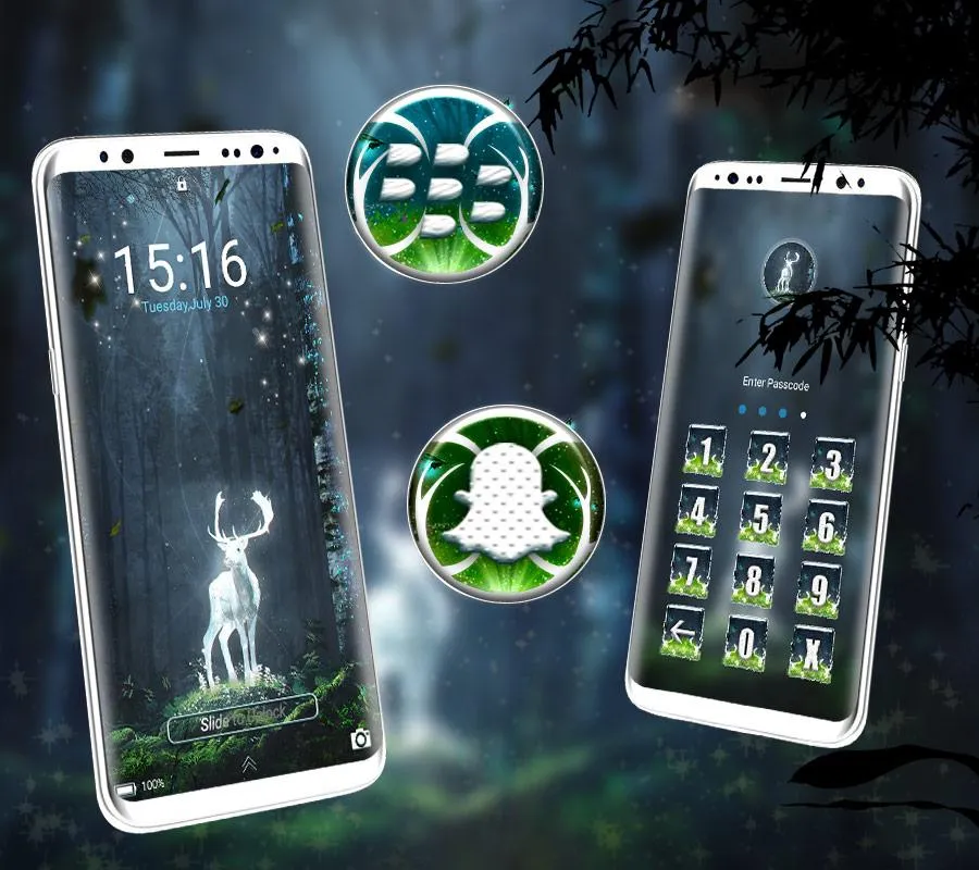 Magical Deer Launcher Theme | Indus Appstore | Screenshot