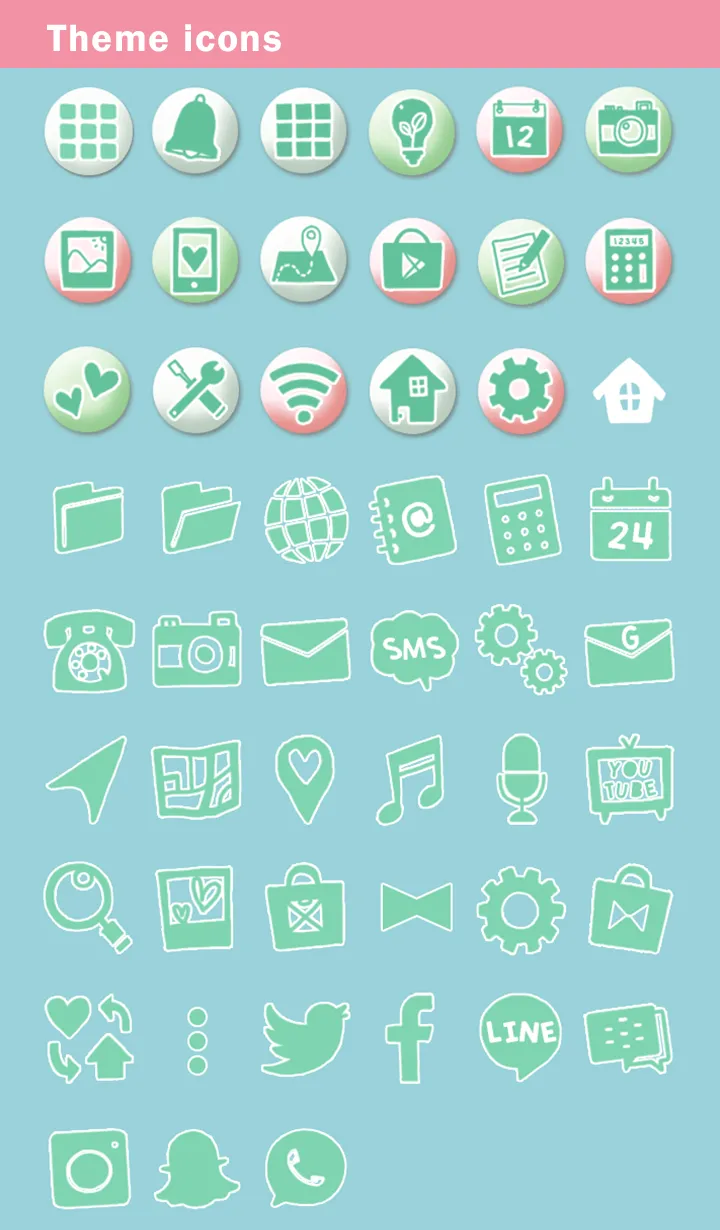 Mint Milkshake Theme | Indus Appstore | Screenshot