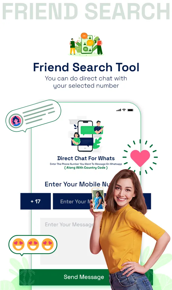 Friend Search Tool | Indus Appstore | Screenshot