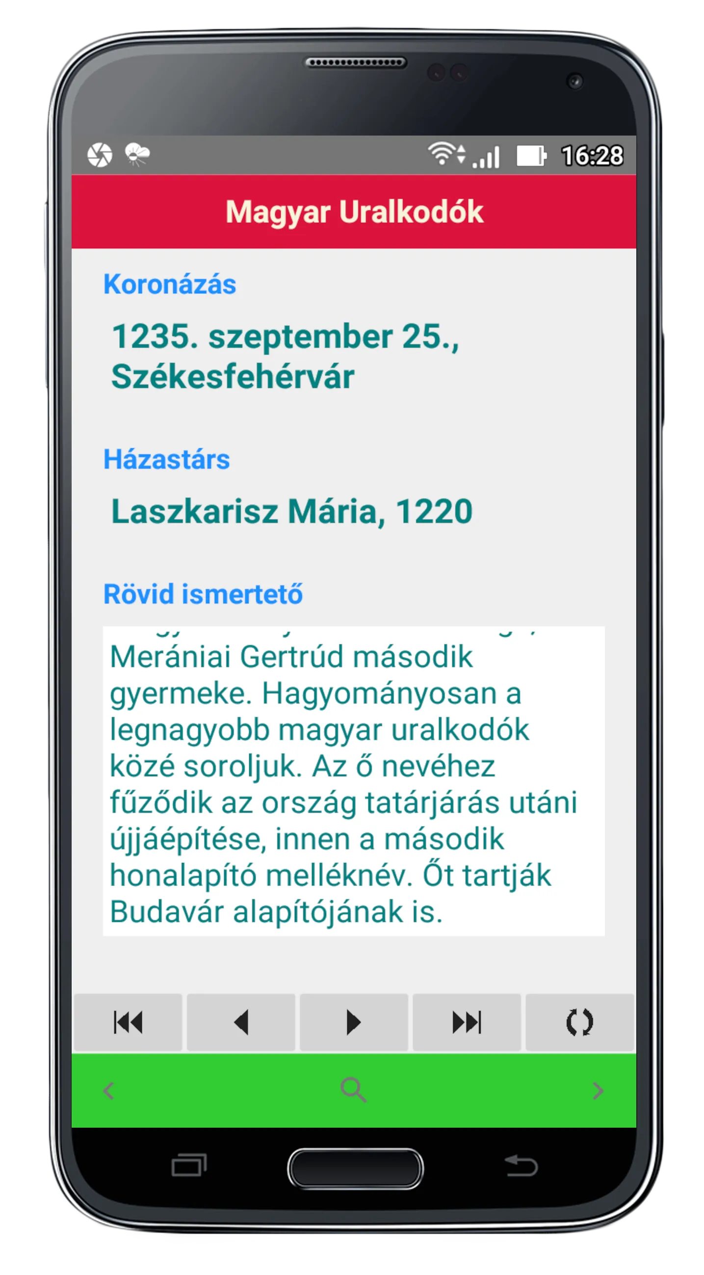 Magyar Uralkodók | Indus Appstore | Screenshot