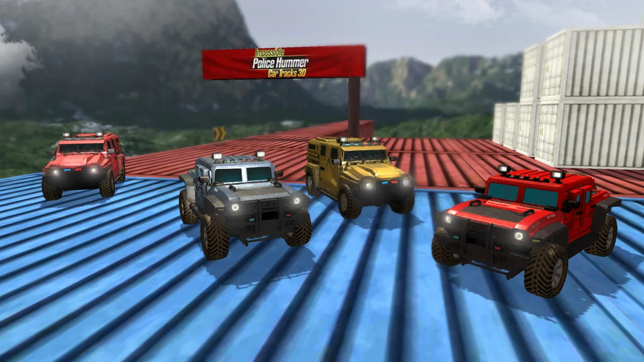 Impossible Ramp Hummer Car 3D | Indus Appstore | Screenshot