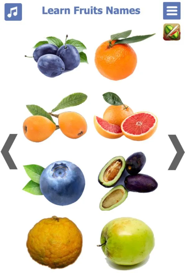 Learn Fruits name in English | Indus Appstore | Screenshot