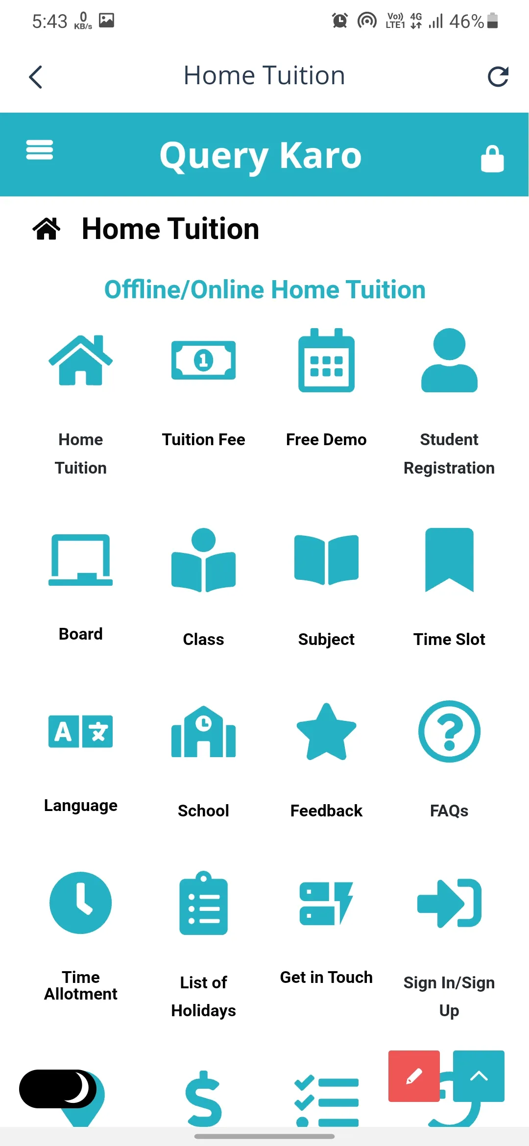 Query Karo: Home Tuition App | Indus Appstore | Screenshot