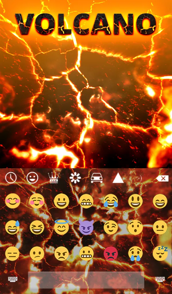 Volcano Live Wallpaper Theme | Indus Appstore | Screenshot