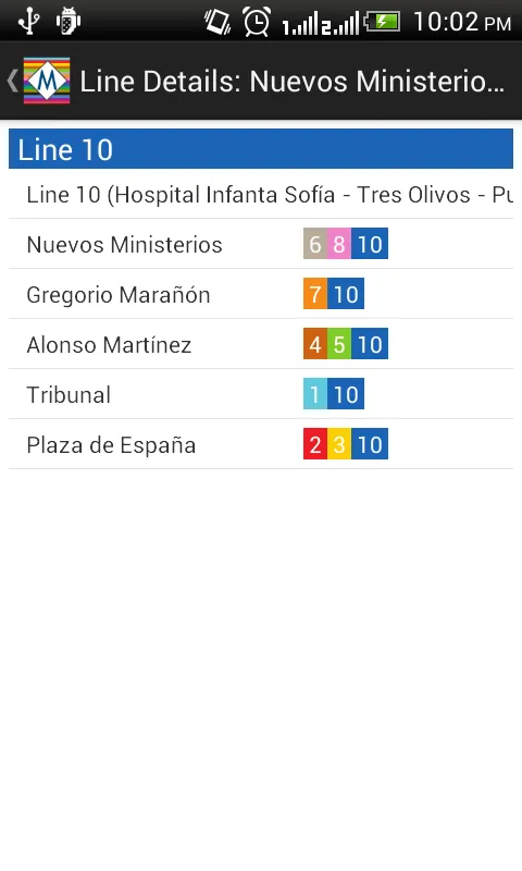 Madrid Metro Route Planner | Indus Appstore | Screenshot