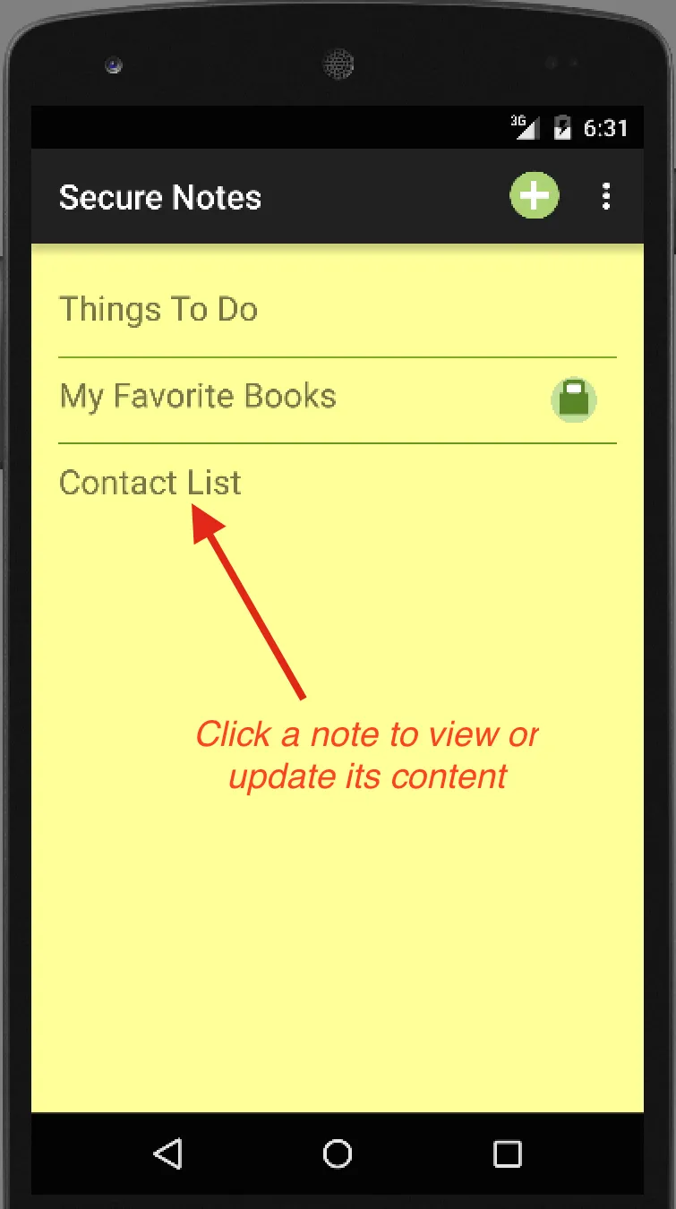 Secure Notes | Indus Appstore | Screenshot