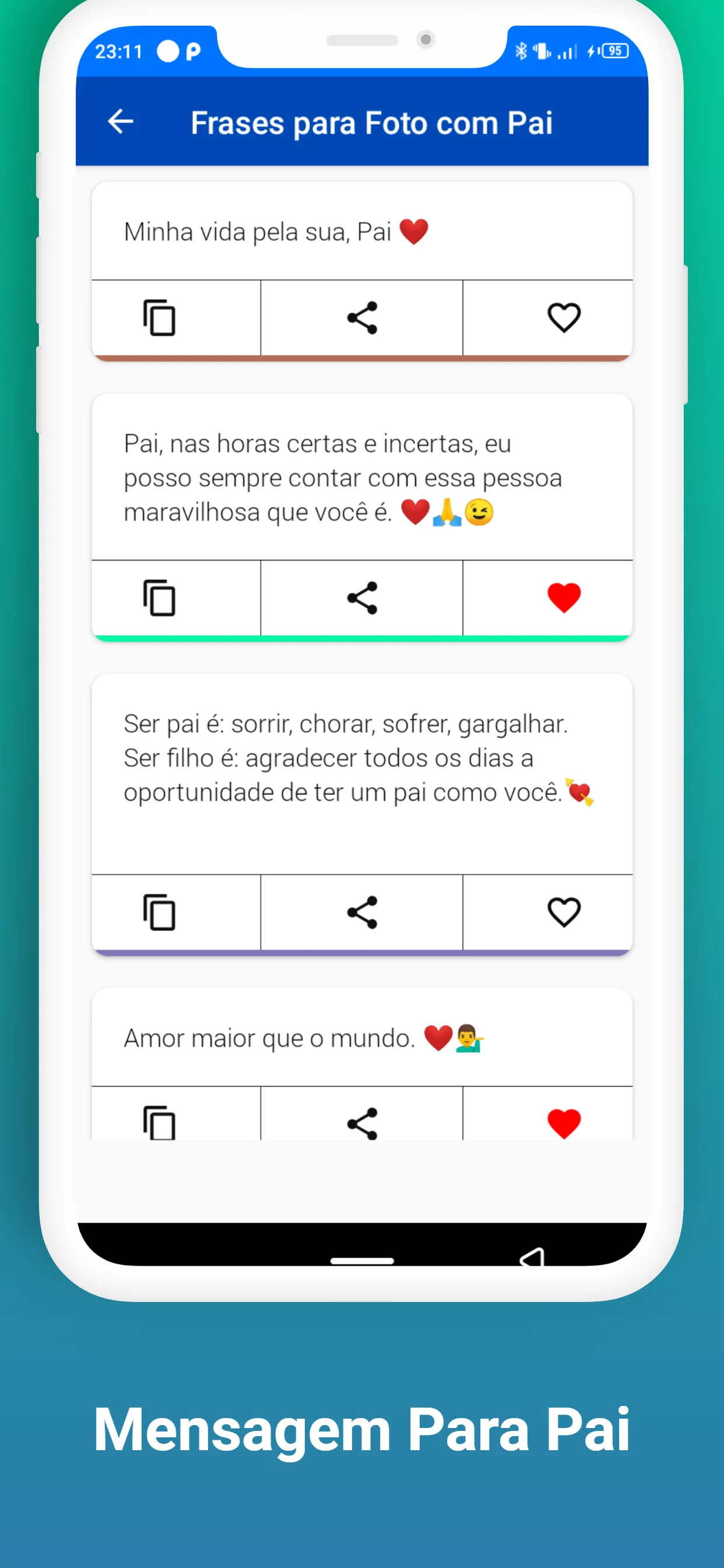 Mensagem Para Pai 2024 | Indus Appstore | Screenshot