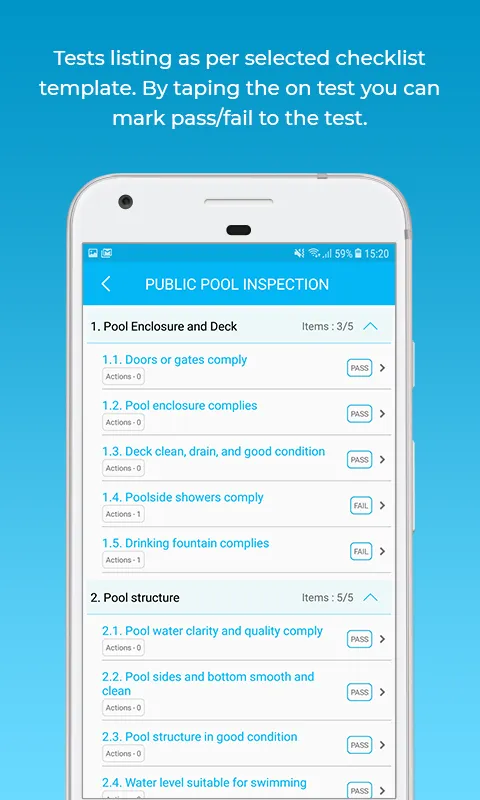 Site Checklist : Safety | Indus Appstore | Screenshot