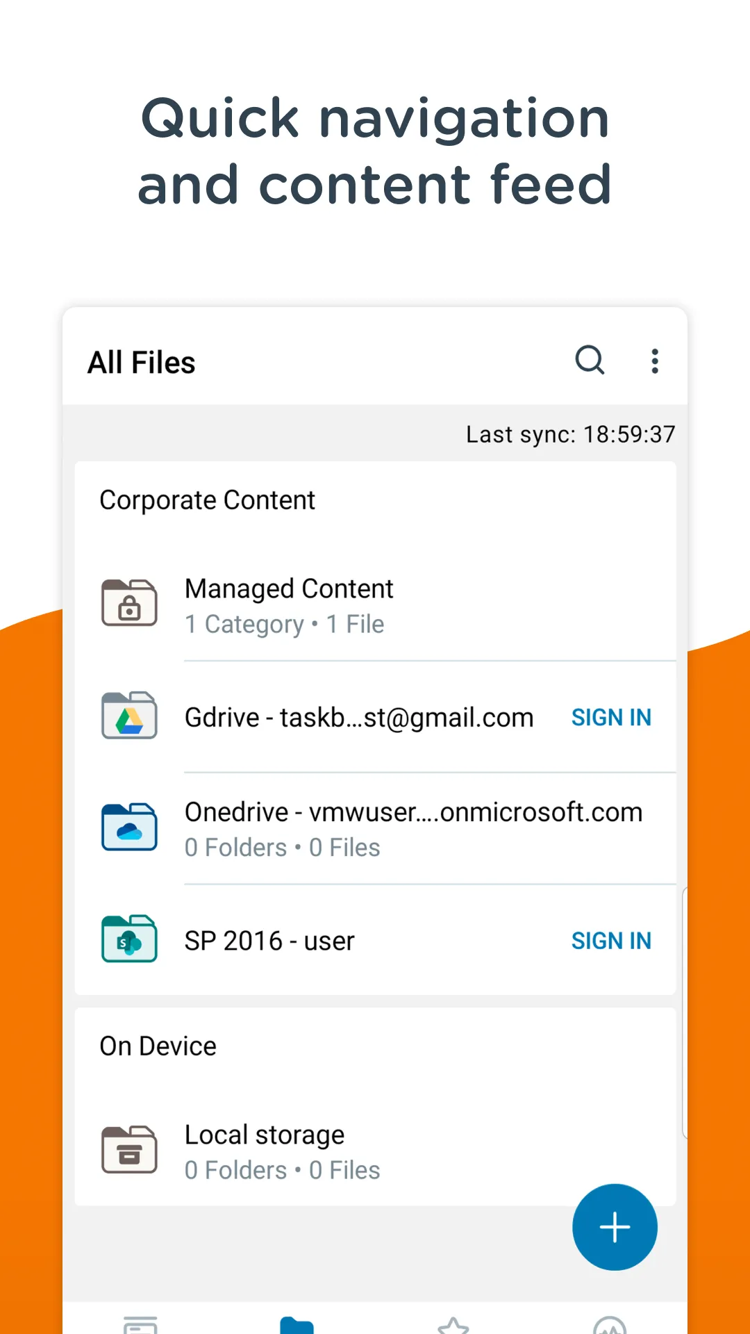 Content - Workspace ONE | Indus Appstore | Screenshot