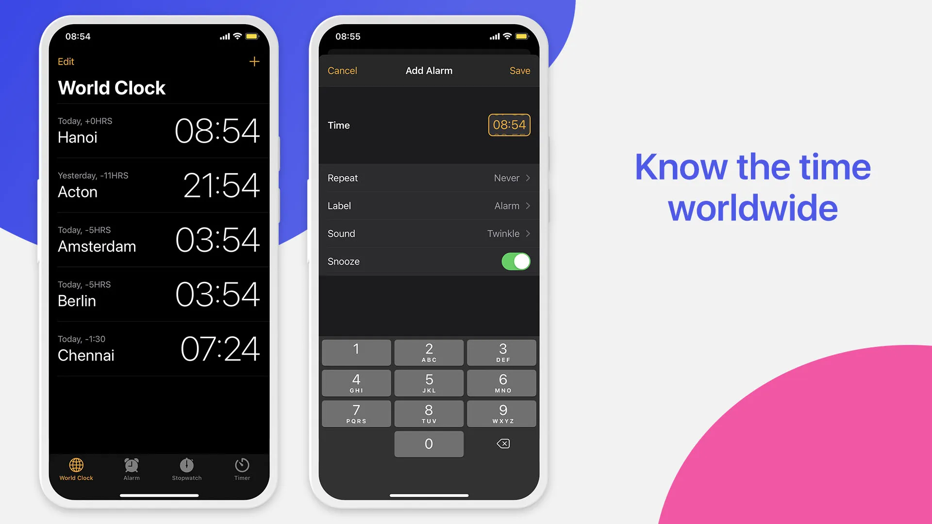 Clock Phone 16, Alarm & Timer | Indus Appstore | Screenshot