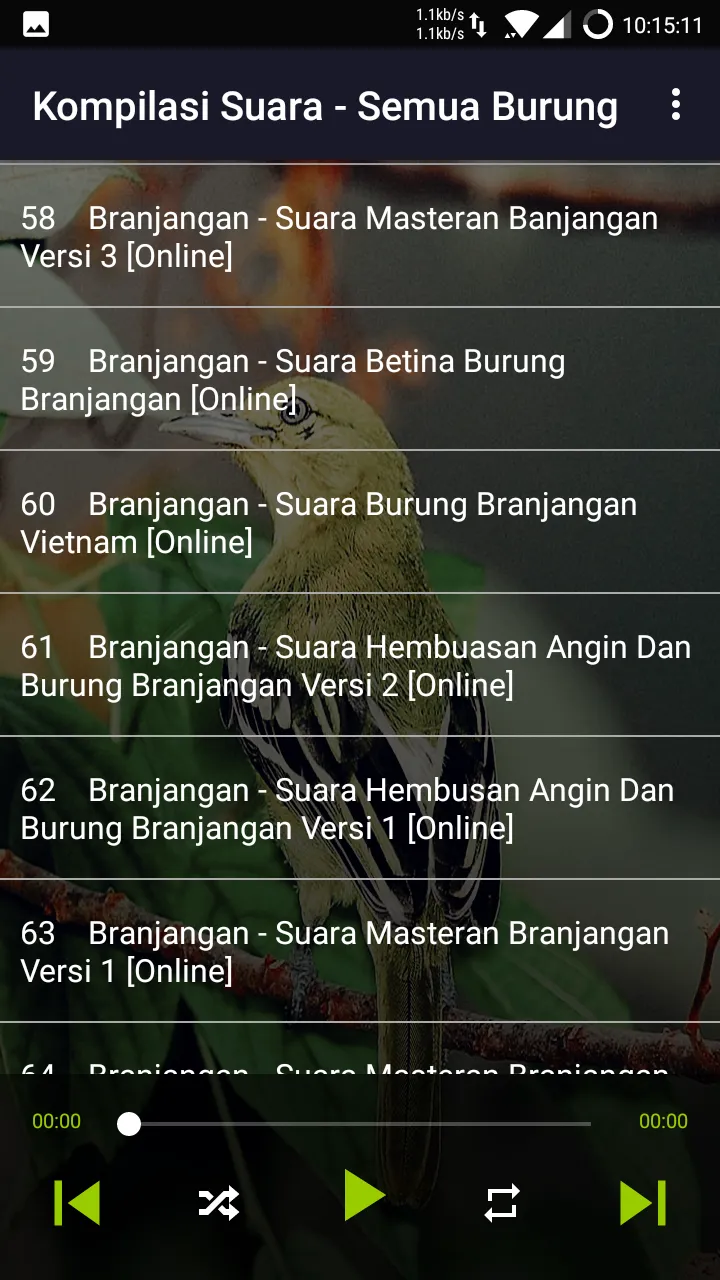 1200+ Suara Kicau Burung MP3 | Indus Appstore | Screenshot