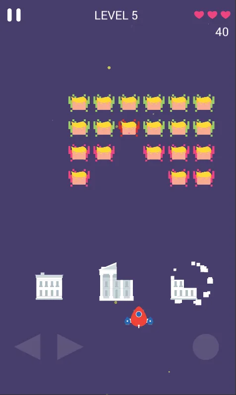 Trump Space Invaders | Indus Appstore | Screenshot