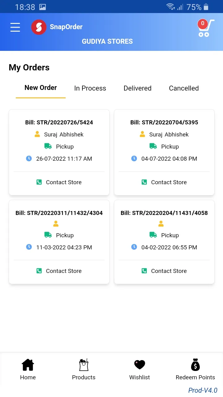 SnapOrder | Indus Appstore | Screenshot