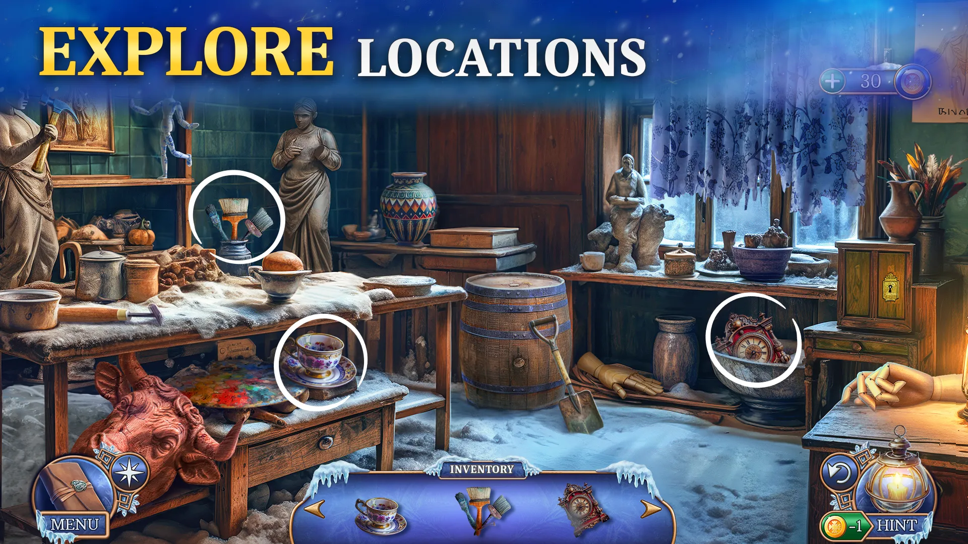 Icebound Secrets・Hidden Object | Indus Appstore | Screenshot