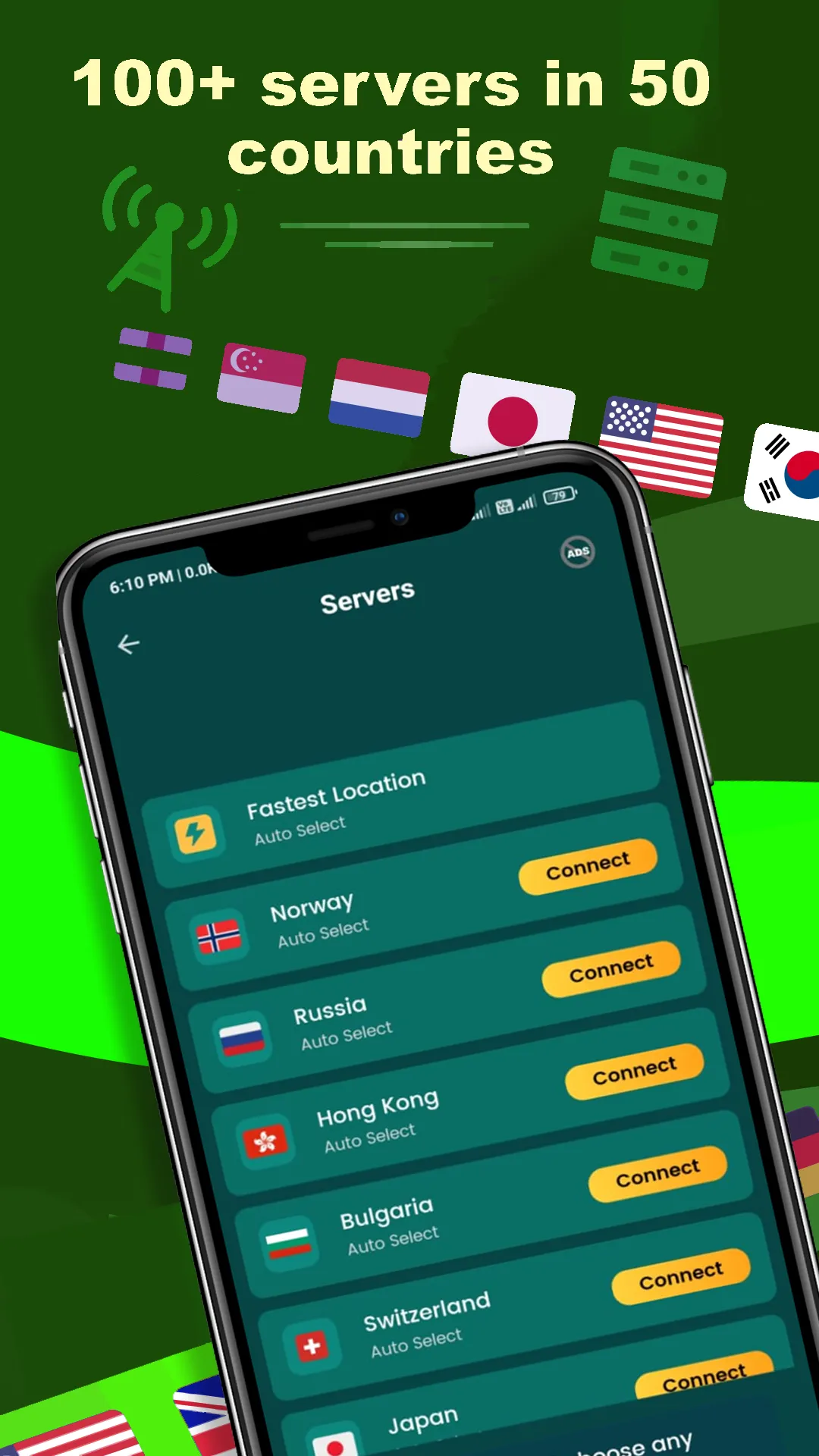 Gamers VPN: Low Ping Gaming | Indus Appstore | Screenshot