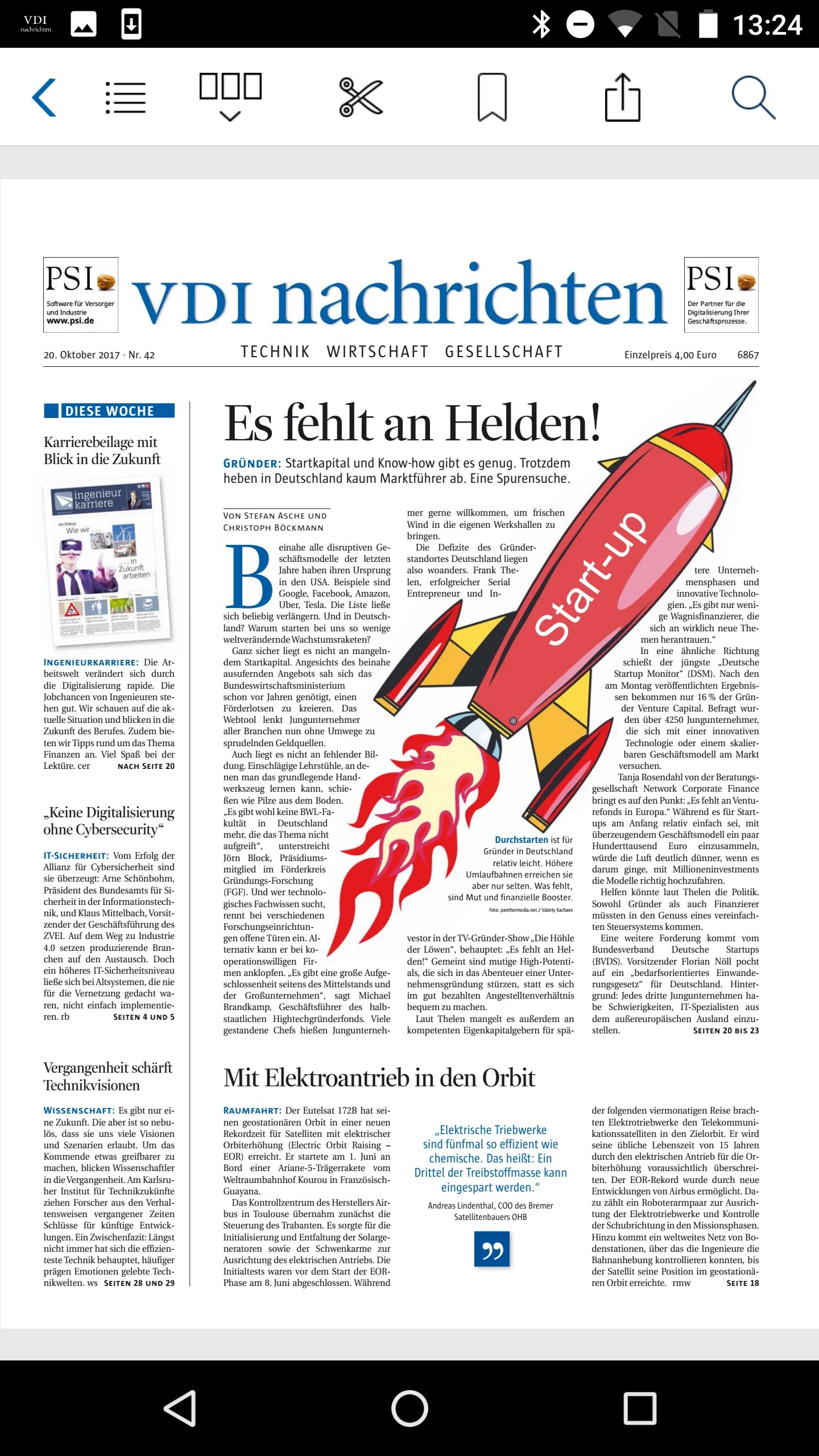 VDI nachrichten E-Paper | Indus Appstore | Screenshot