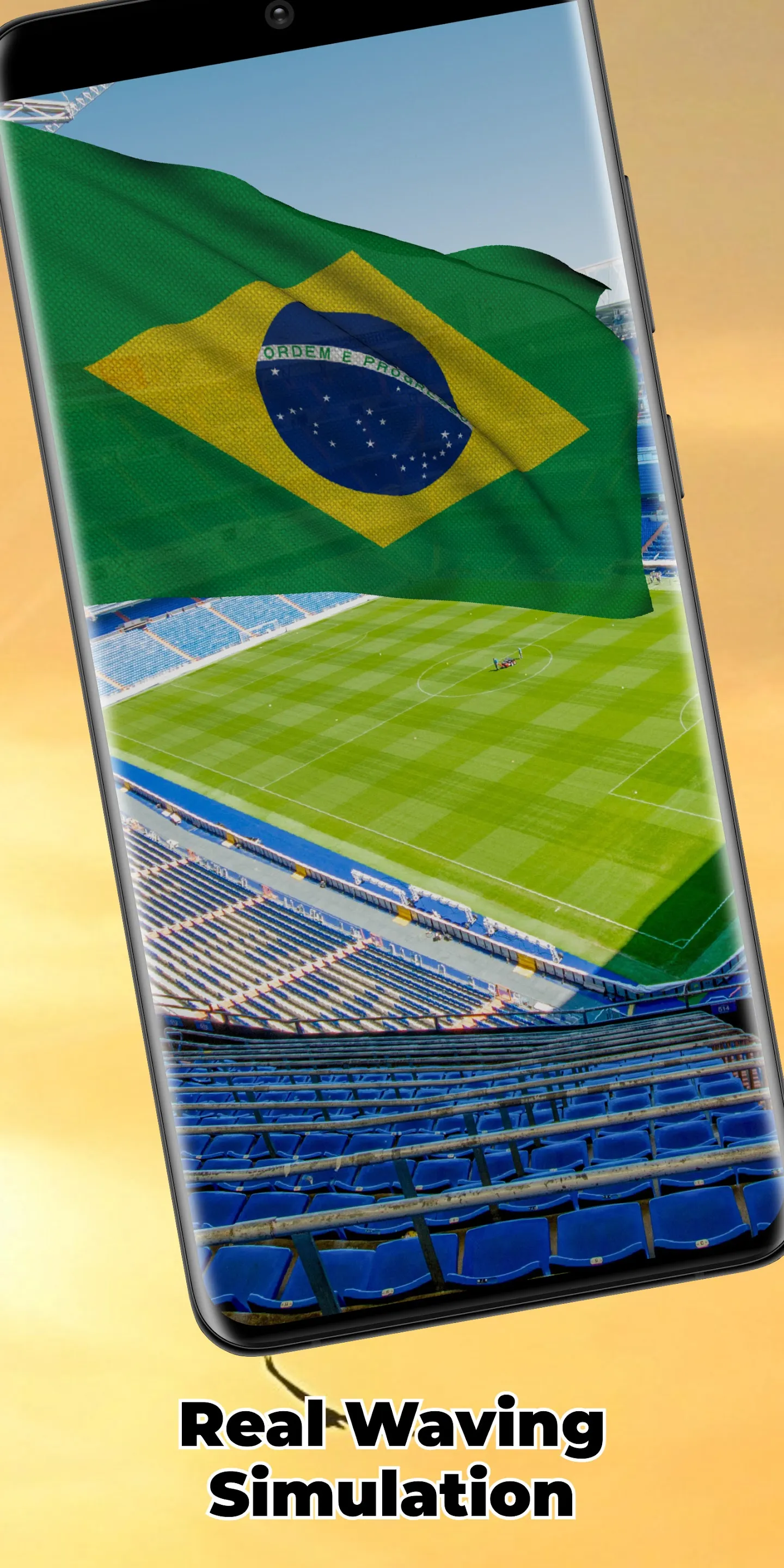 Brazil Flag Live Wallpaper | Indus Appstore | Screenshot