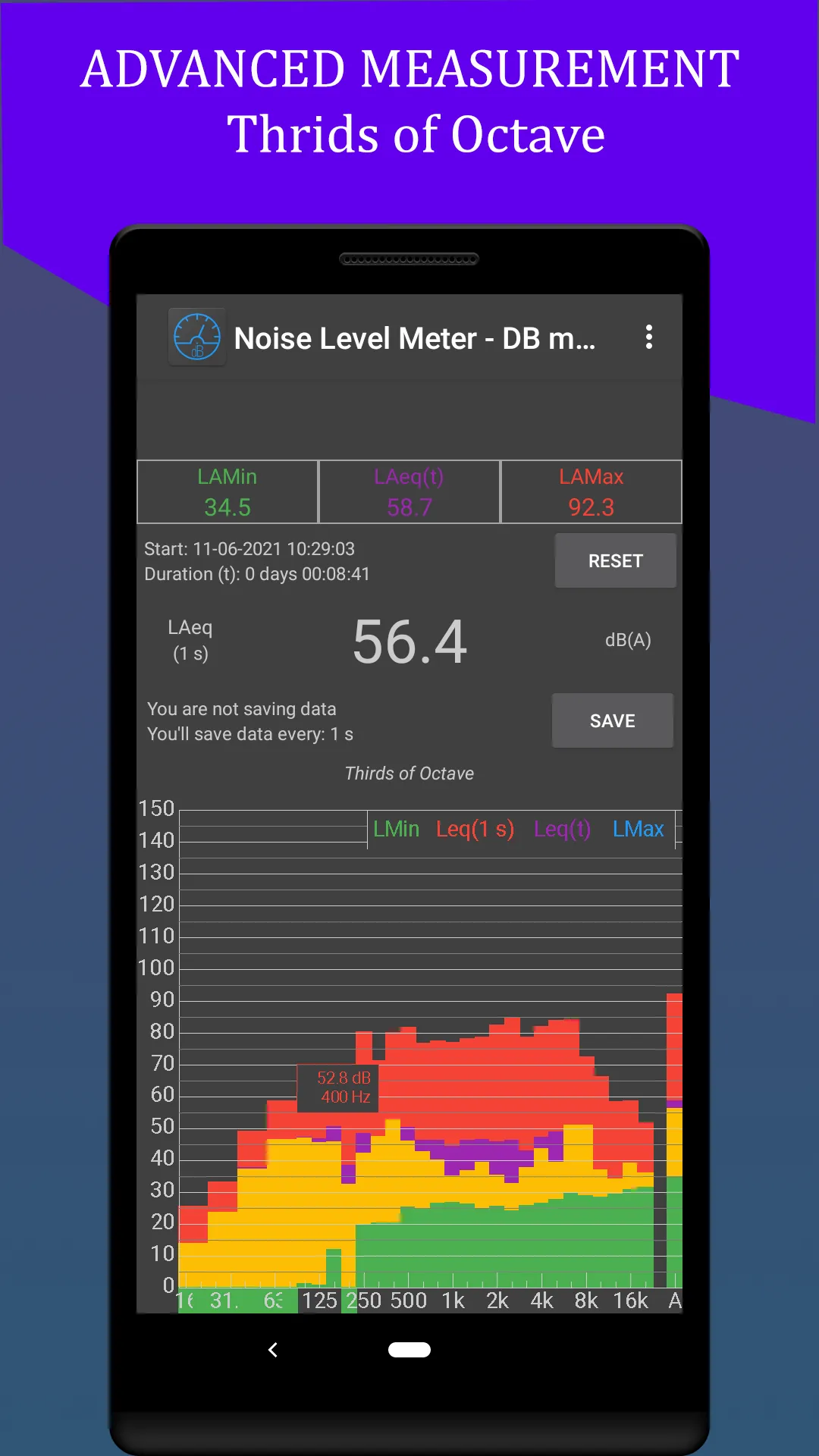 Noise Level Meter - DB meter | Indus Appstore | Screenshot