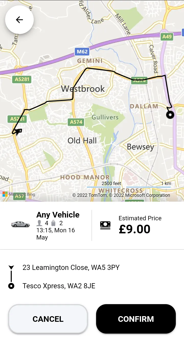 Abba Cars Taxis Warrington | Indus Appstore | Screenshot