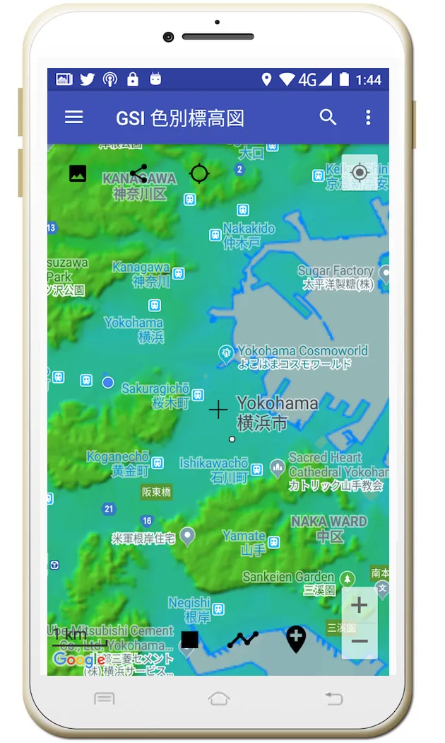 GSI Map++ | Indus Appstore | Screenshot