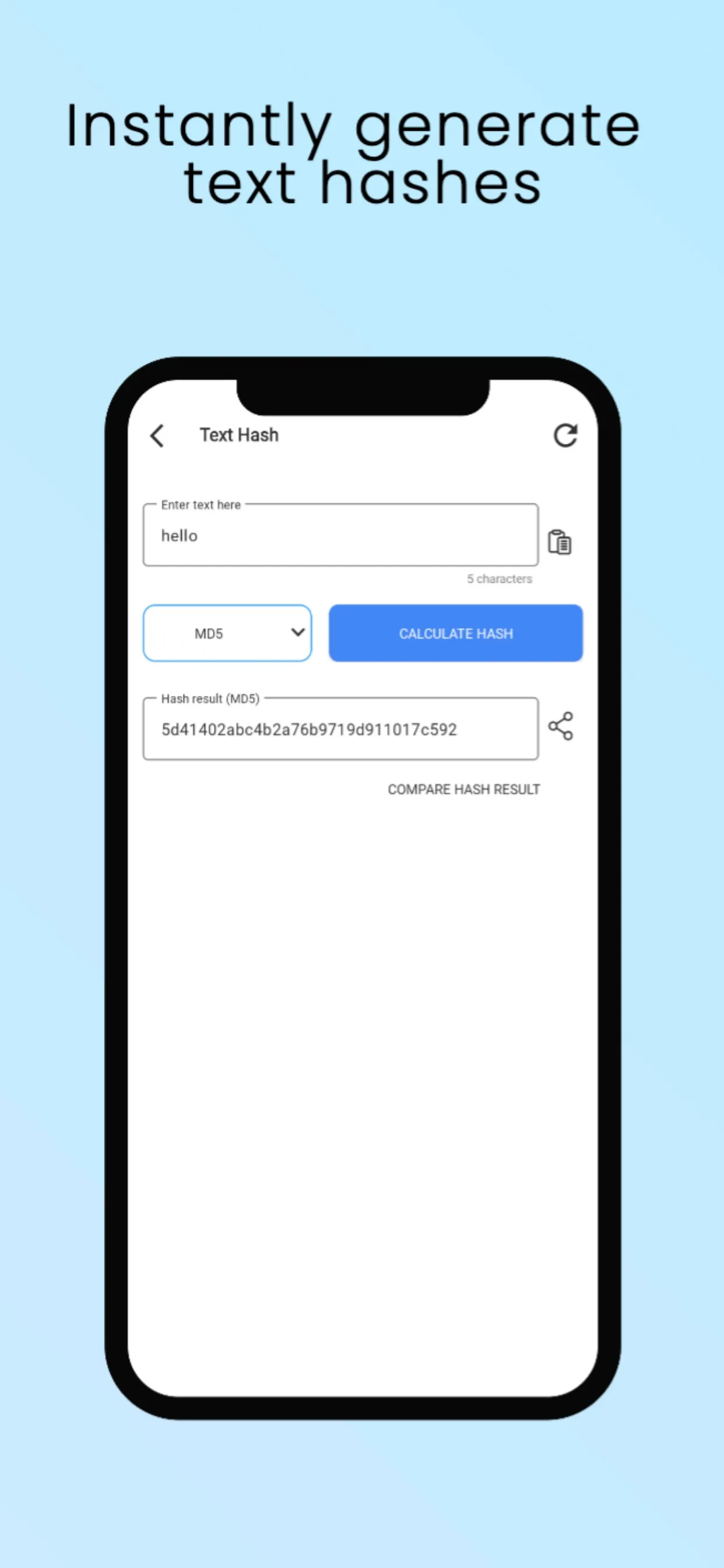 Hash Checker & Generator | Indus Appstore | Screenshot