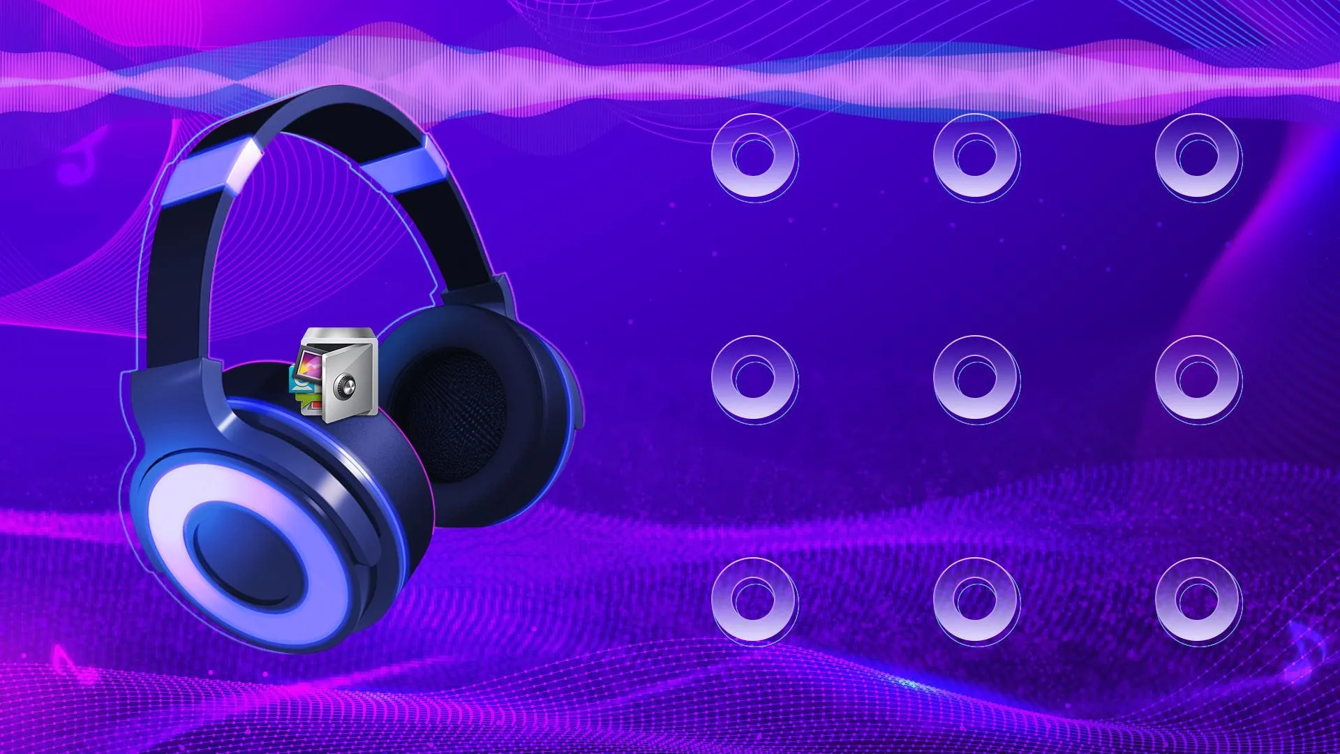 AppLock Live Theme Headphone | Indus Appstore | Screenshot