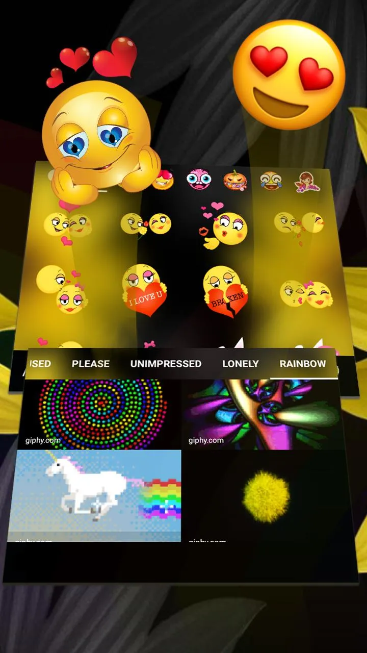 Blossom Sunflower Keyboard The | Indus Appstore | Screenshot