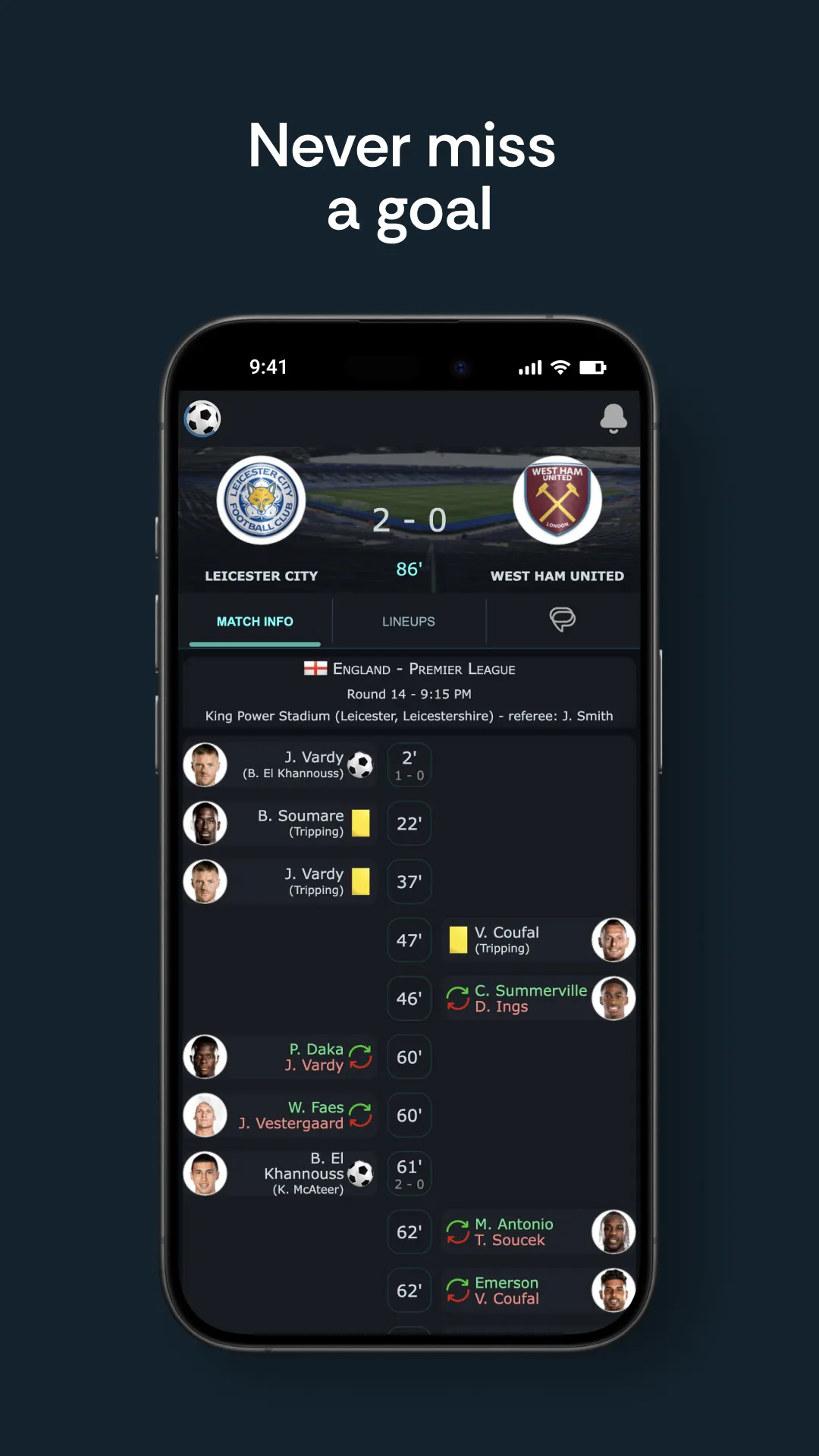 Football Live Scores | Indus Appstore | Screenshot