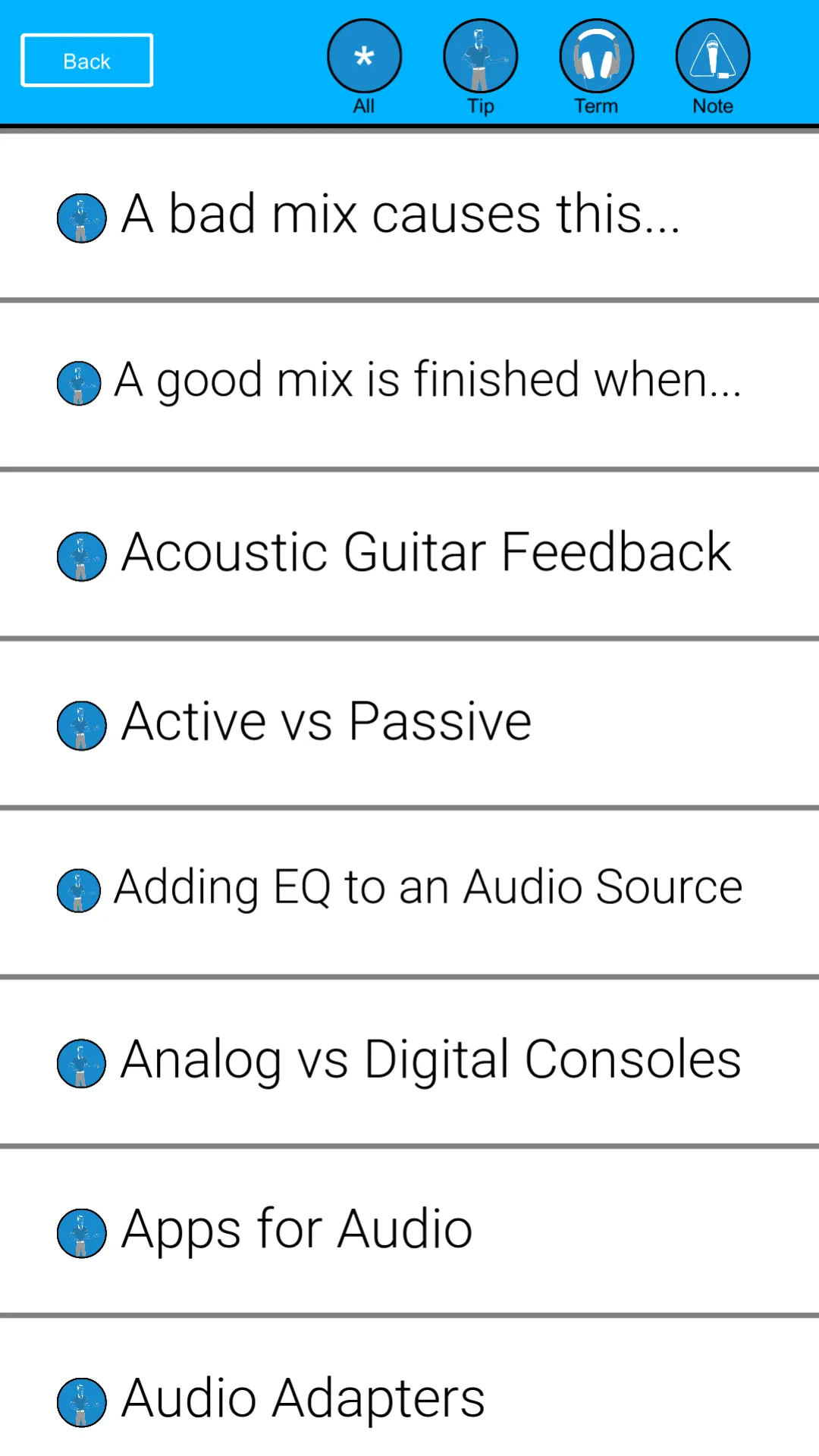 Live Sound Guide | Indus Appstore | Screenshot