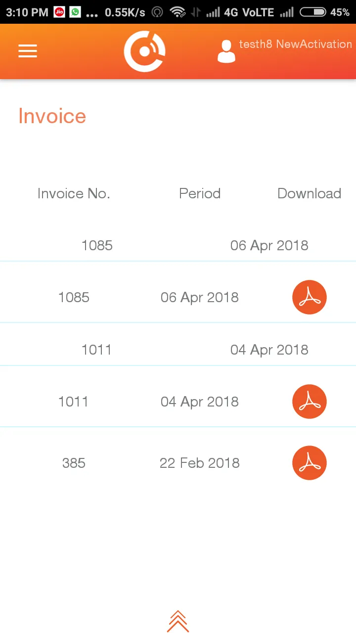 My Comway Broadband | Indus Appstore | Screenshot