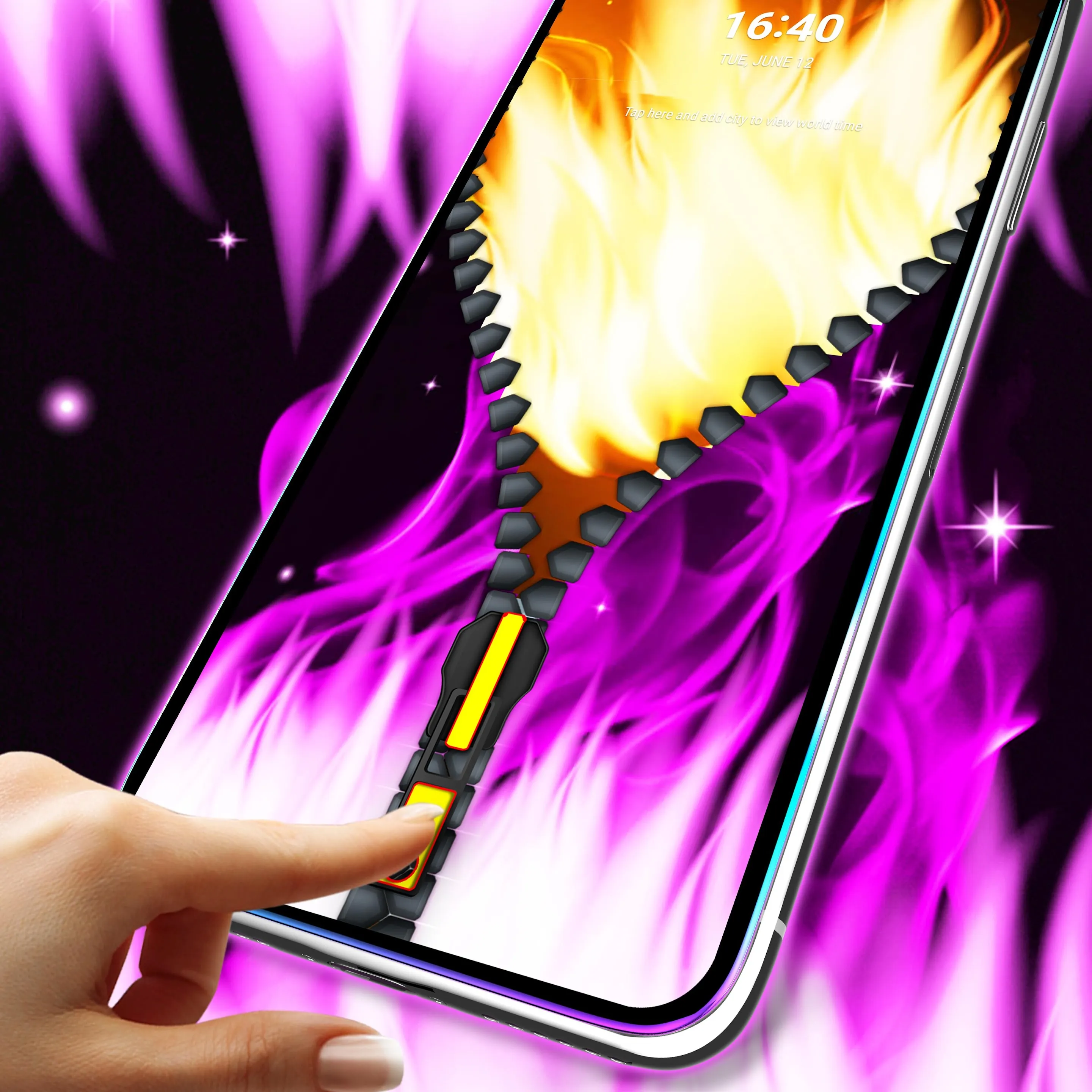 Flame lock screen | Indus Appstore | Screenshot