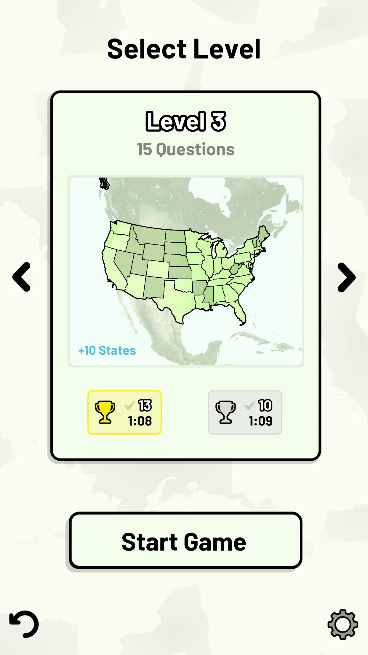 US States Quiz | Indus Appstore | Screenshot