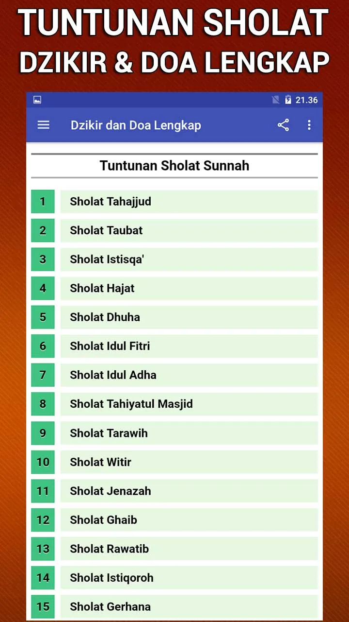 Dzikir dan Doa Setelah Sholat  | Indus Appstore | Screenshot