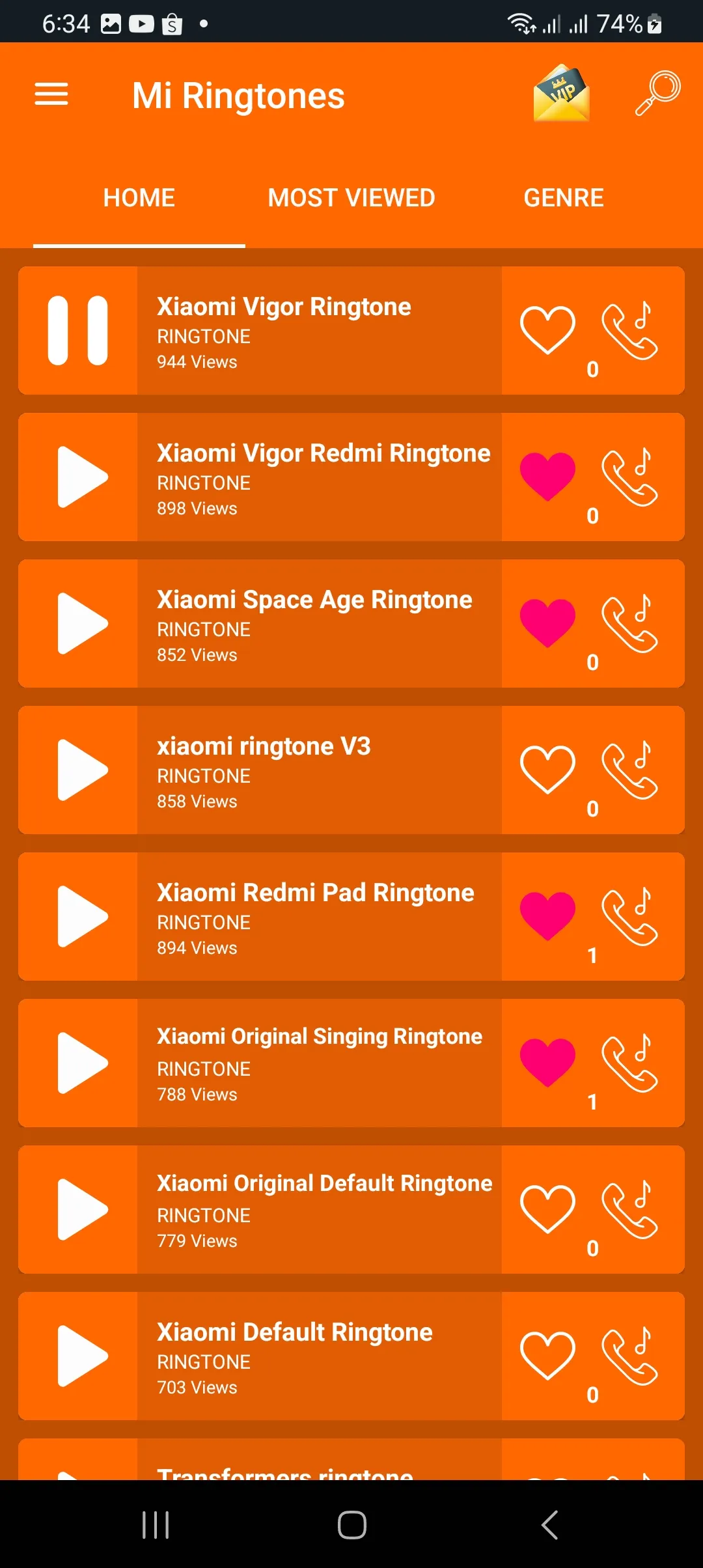 All XIAOMI Ringtones | Indus Appstore | Screenshot