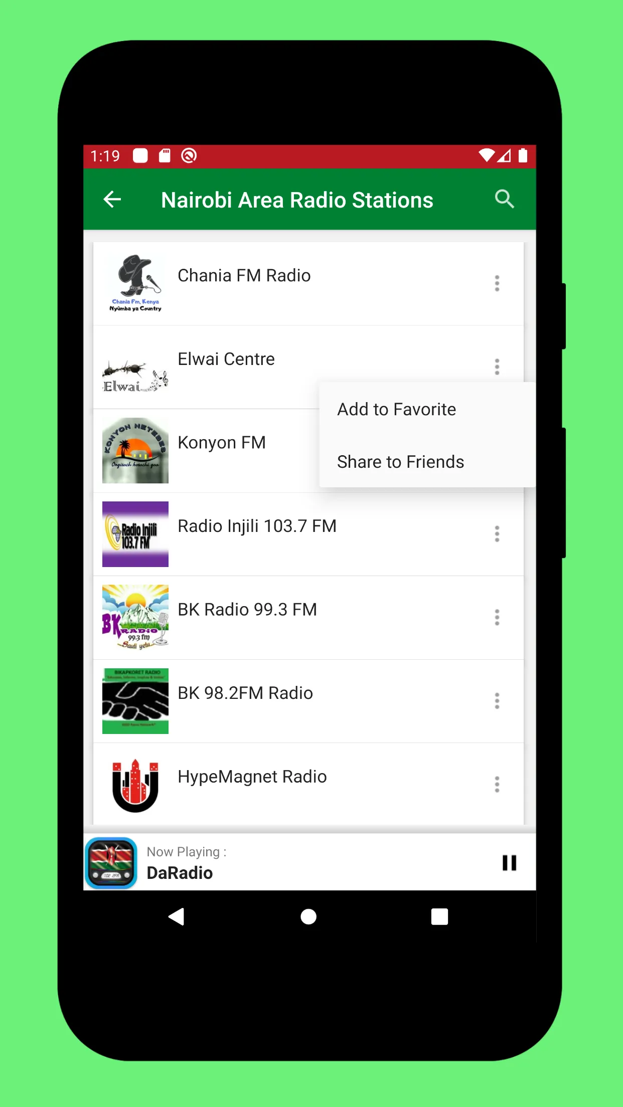 Radio Kenya + Radio Kenya FM | Indus Appstore | Screenshot