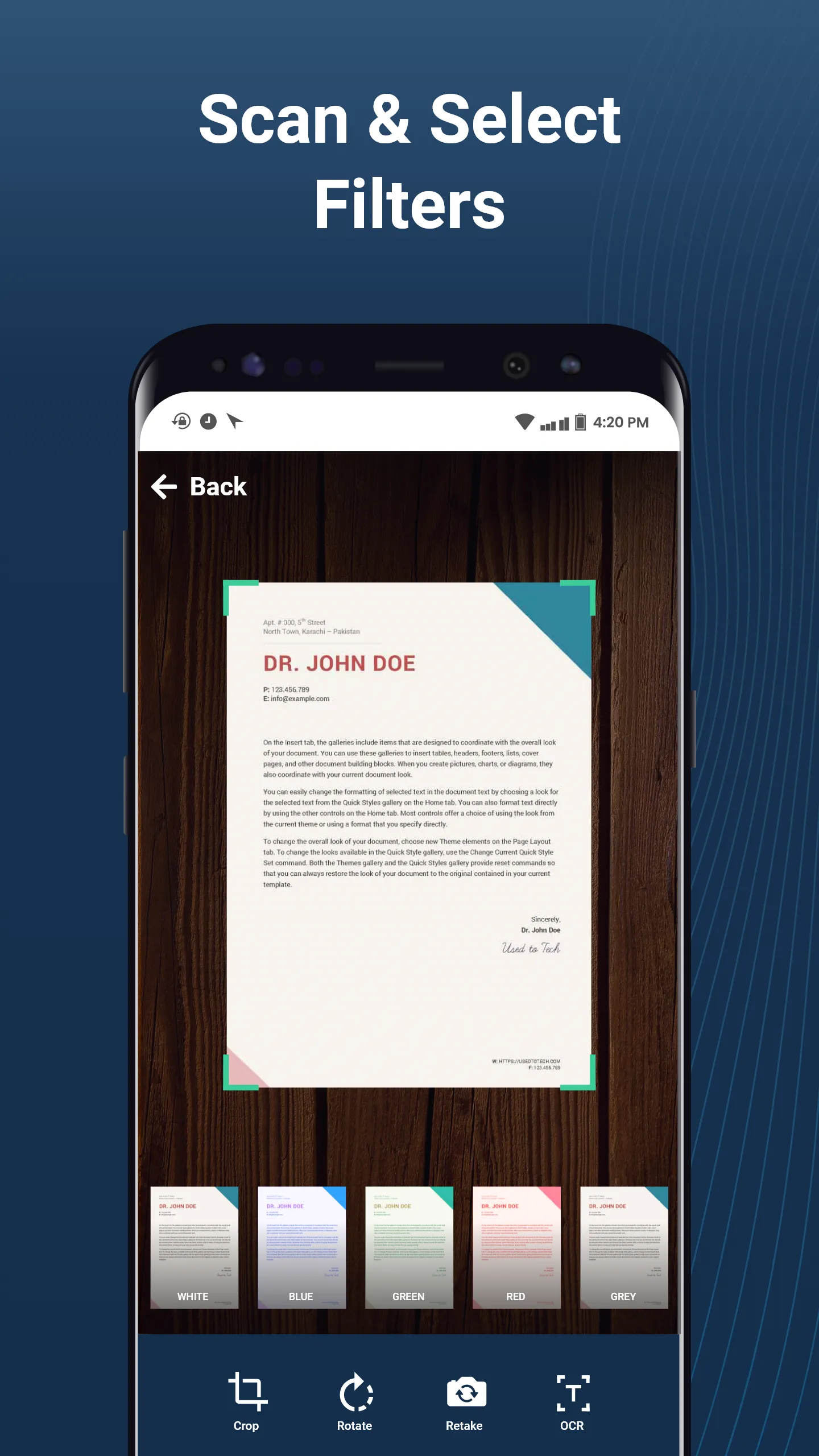 Document Scanner: PDF & Image | Indus Appstore | Screenshot