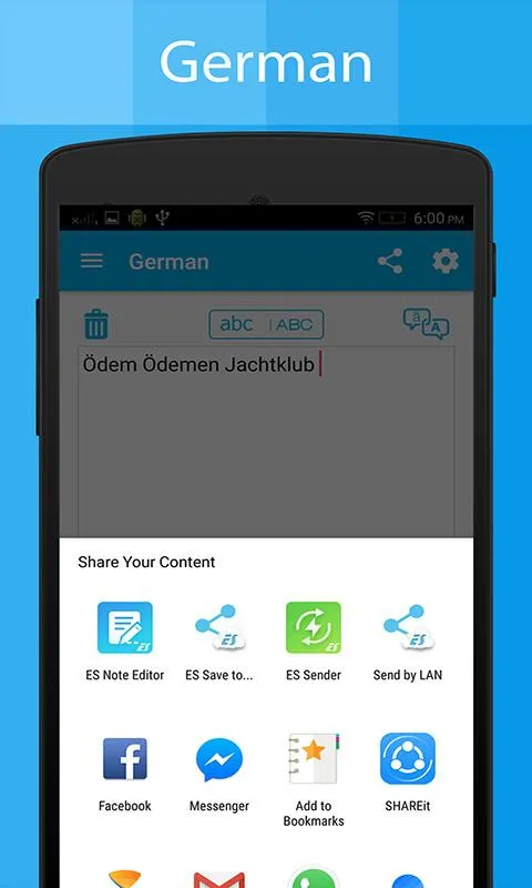 German Keyboard and Translator | Indus Appstore | Screenshot