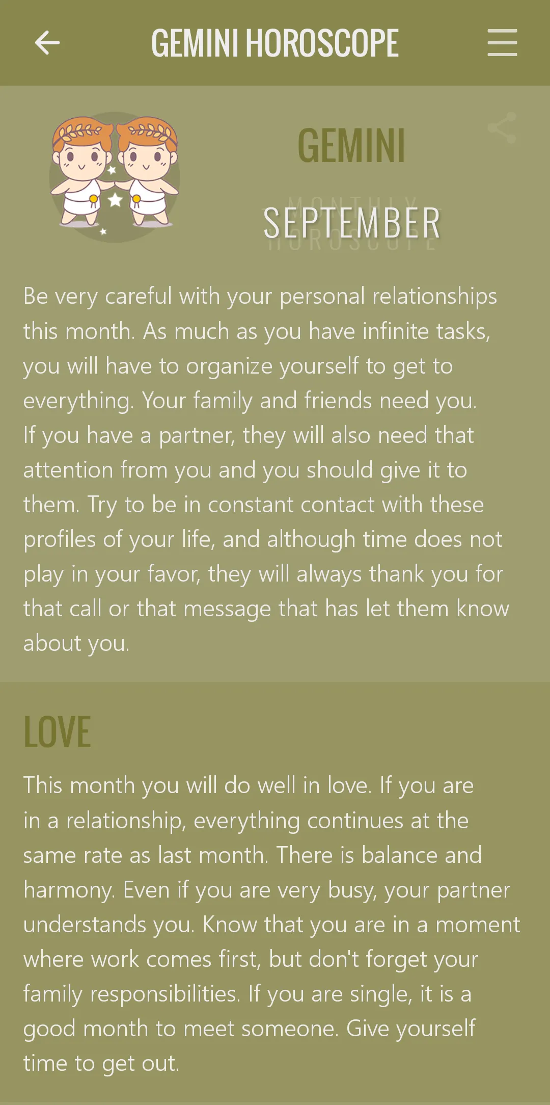 Gemini Horoscope | Indus Appstore | Screenshot