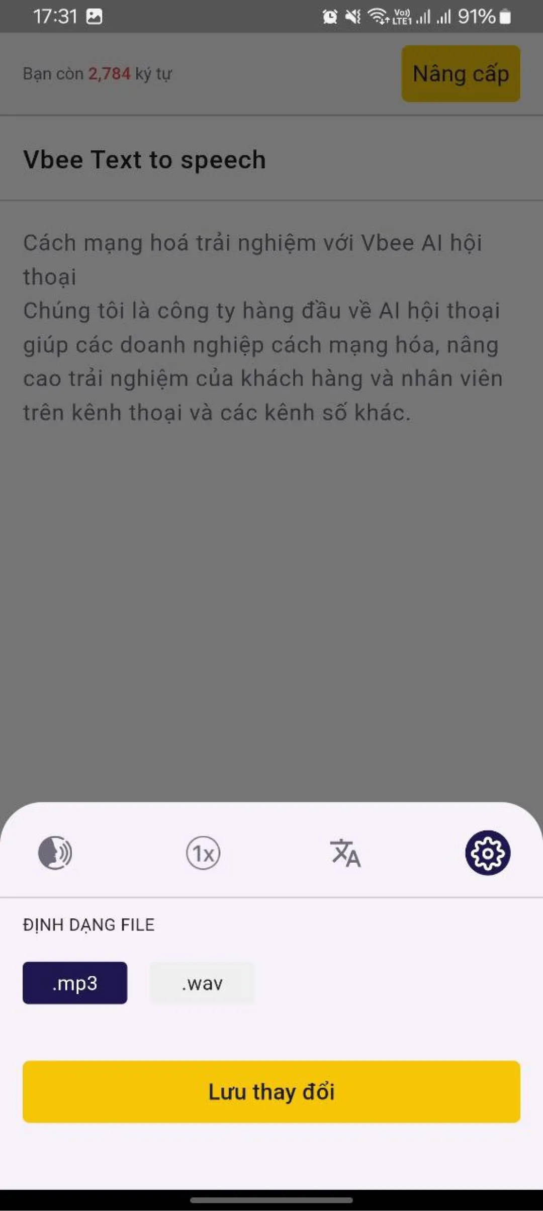 Vbee Text To Speech | Indus Appstore | Screenshot