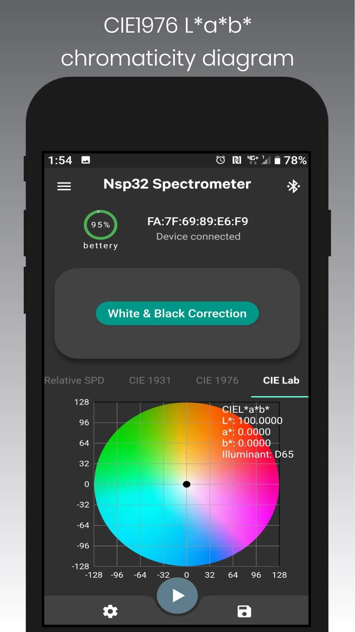 NSP32 nanoLambda Spectrometer | Indus Appstore | Screenshot