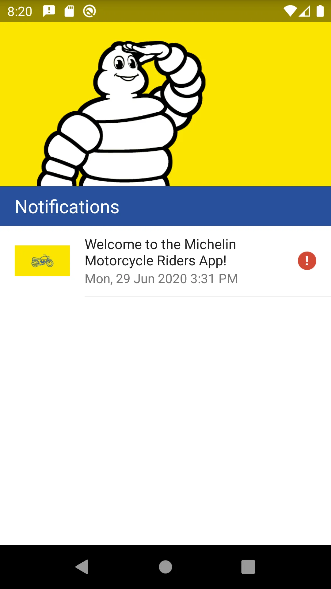 Michelin Motorcycle Riders | Indus Appstore | Screenshot