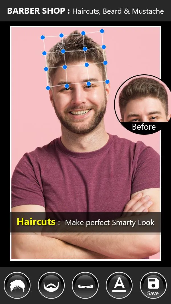 Hair Style Maker: Beard Design | Indus Appstore | Screenshot