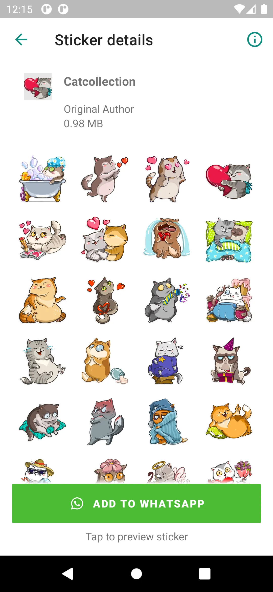 Cat Stickers Pro | Indus Appstore | Screenshot