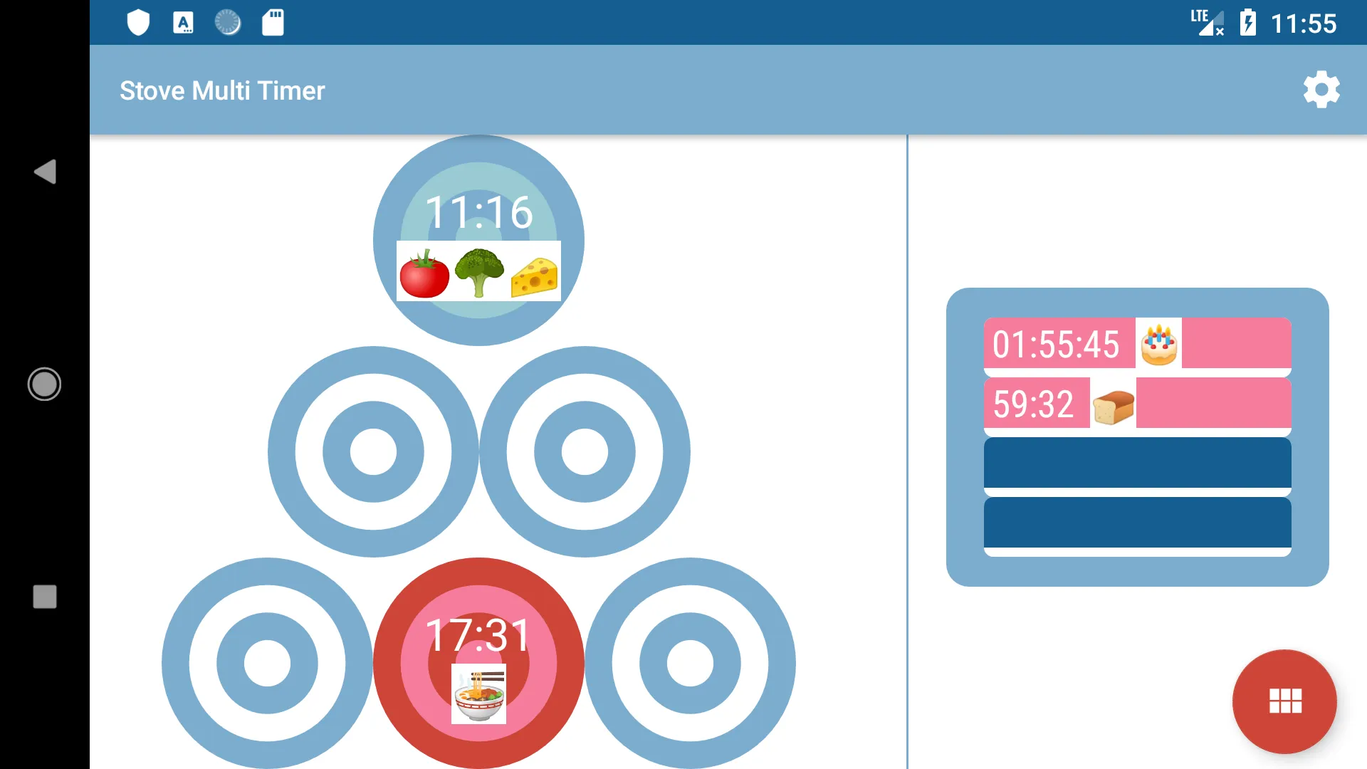 Stove Multi Timer | Indus Appstore | Screenshot