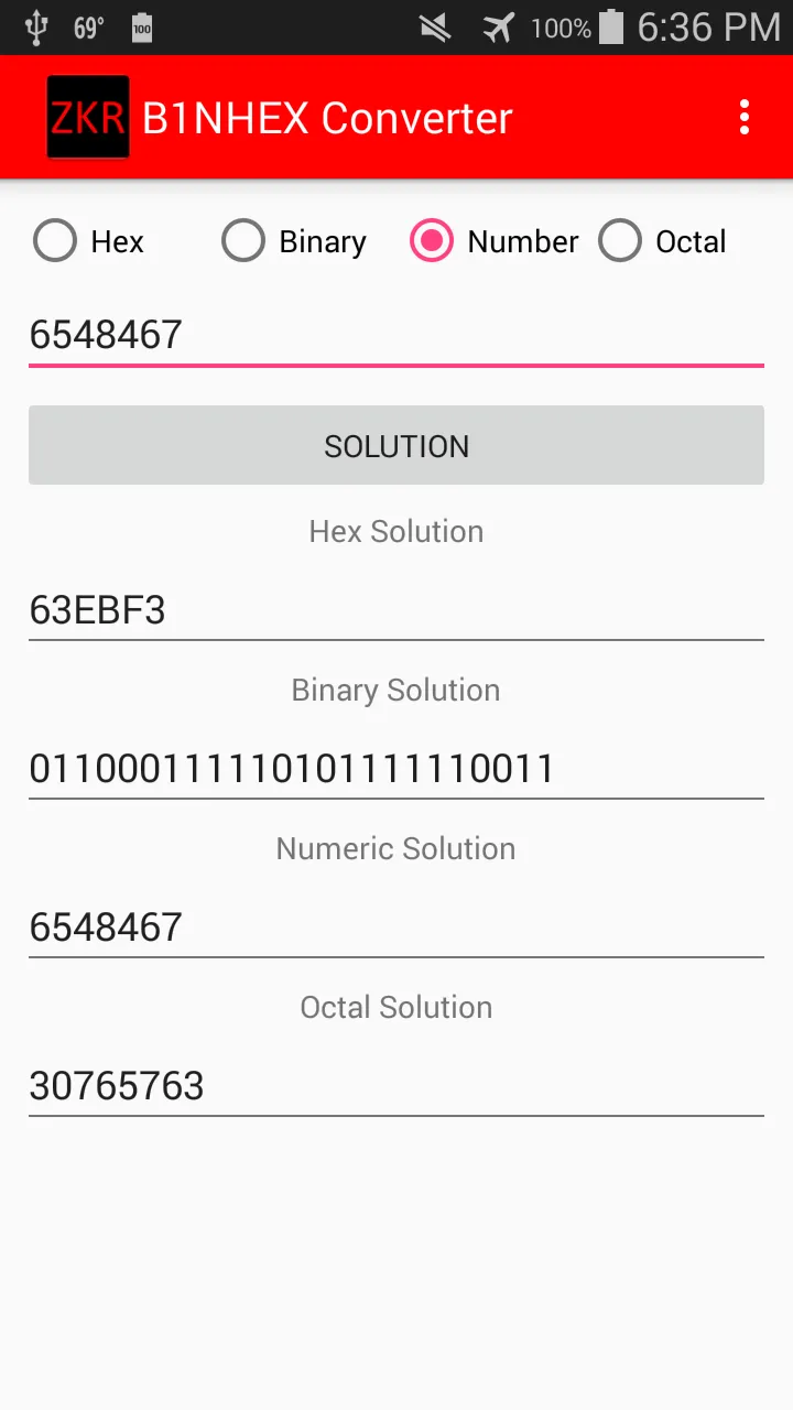 B1NHEX Converter | Indus Appstore | Screenshot