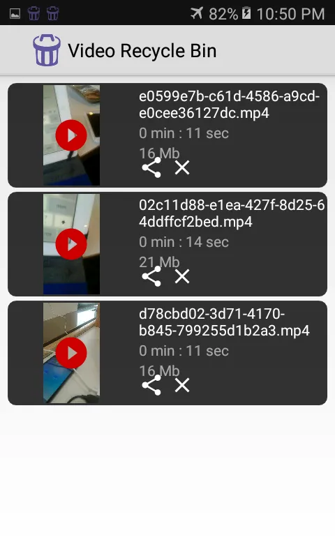 Video Recycle Bin | Indus Appstore | Screenshot