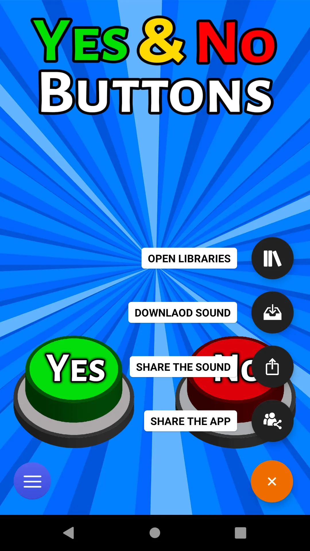 Yes & No Buttons Game Buzzer | Indus Appstore | Screenshot