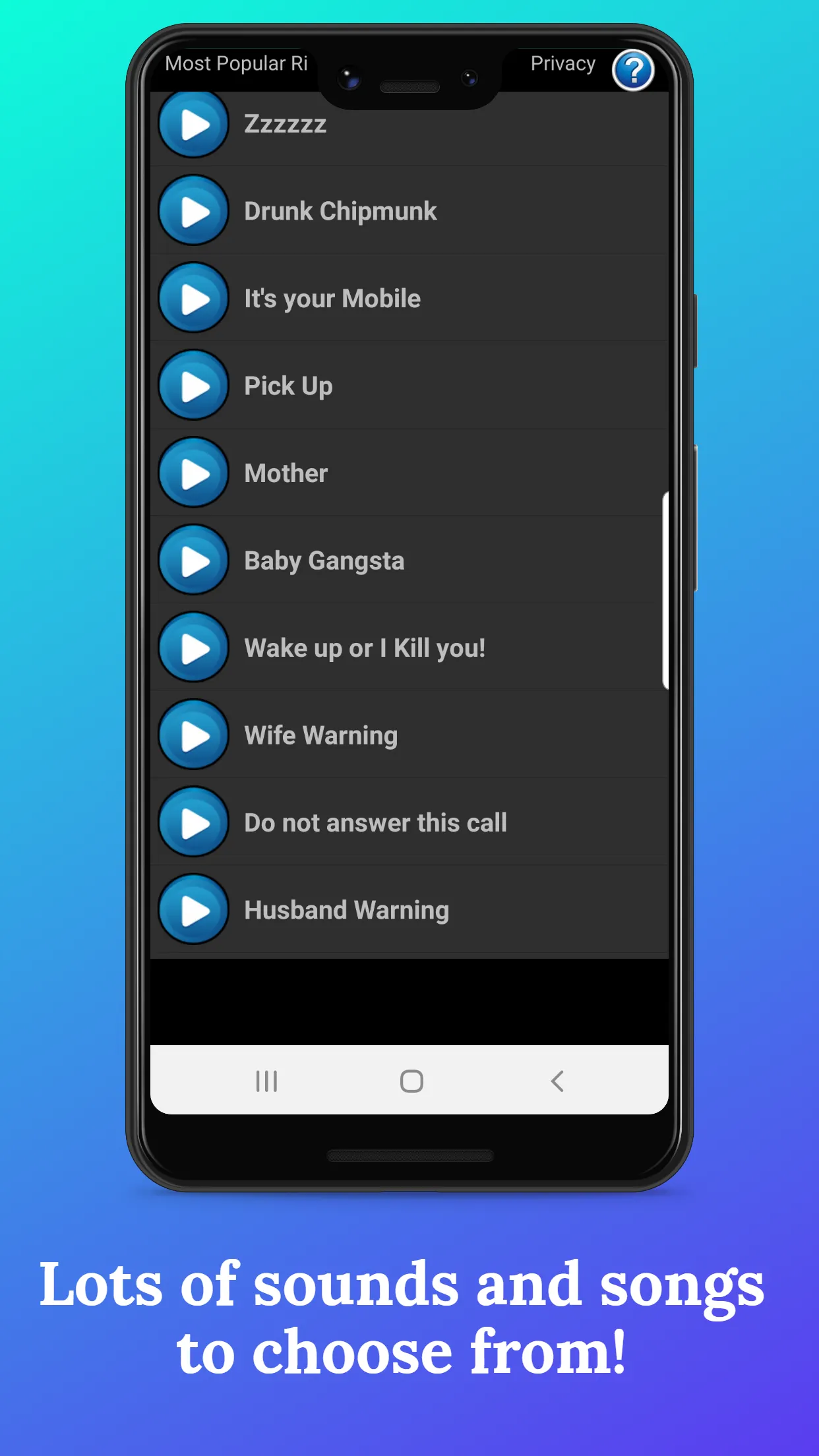 Super Ringtones | Indus Appstore | Screenshot