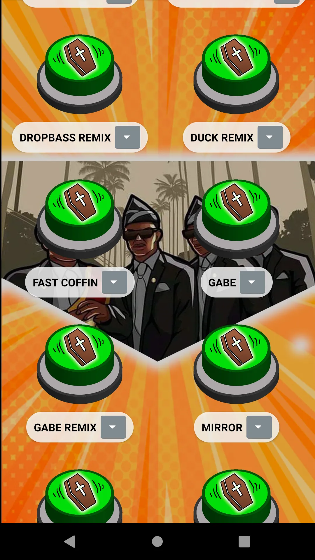 Coffin Dance Meme Soundboard | Indus Appstore | Screenshot